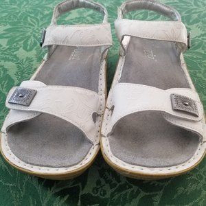 Alegria Vienna Strap White Sandal